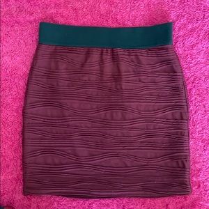 Forever 21 Burgundy Skirt